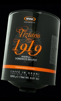 Bristot Tiziano 1919   ganze Bohne 3 x 2kg