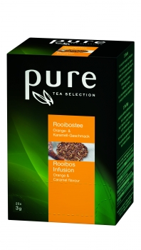 PURE TEA Rooibos Caramel/Orange, Sachets - 6x25 Stk.