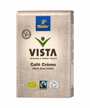 Tchibo Vista Café Crème Fairtrade, Bohne - 6x1000g