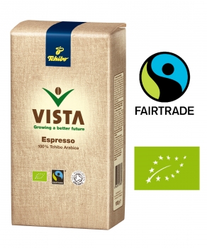 Tchibo Vista Espresso Fairtrade, Bohne - 6x1000g