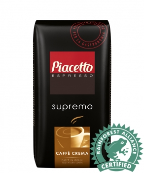 Piacetto Caffè Crema Supremo, Bohne - 6x1000g