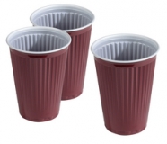 Automatenbecher braun/weiss 0,18l  Neutral - 30 x 100 Stk