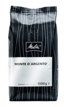 Melitta Monte d'Argento kraftvoll, Bohne - 8x1000g