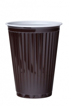 Becher  braun/weiss 0,18l  Neutral - 1000 Stk