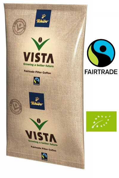 Tchibo Vista Medium Roast Fairtrade, gemahlen - 16x500g